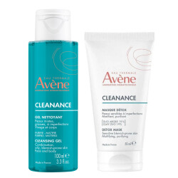 Avene Cleanance Yağlı & Akneye Eğilimli Ciltler İçin Bakım Kiti - EAU THERMALE AVENE