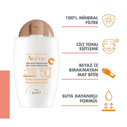 Avene Fluide Mineral Teinte SPF 50+ 40 ml - 2