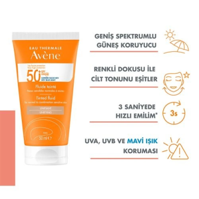 Avene Fluide Teinte SPF 50+ 50 ml - 2