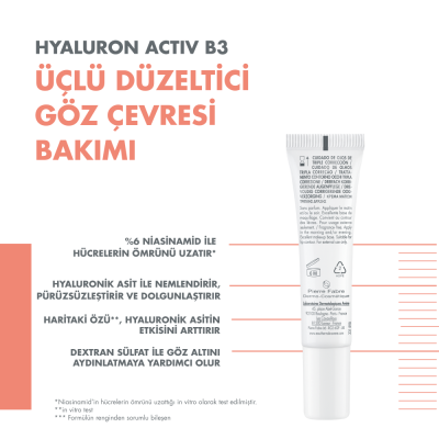 Avene Hyaluron Activ B3 Soin Regard Triple Correction 15 ml - 3