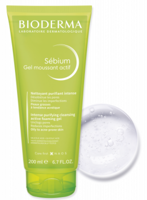 Bioderma Sebium Gel Moussant Actif 200 ml - 1