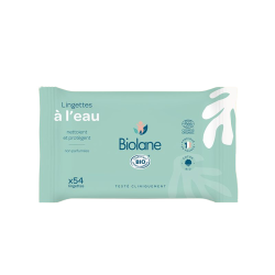 Biolane Organic Water-Based Wipes 54 Mendil - BIOLANE