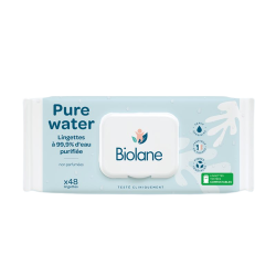 Biolane Pure Water Wipes 48 Mendil - BIOLANE