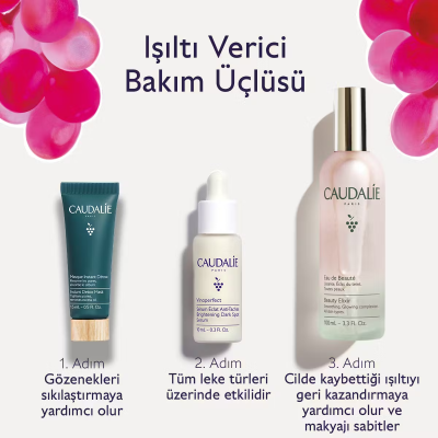 Caudalie Beauty Elixir Prep & Glow Bestsellers Trio - Arındırıcı ve Işıltı Verici Üçlü Set - 2