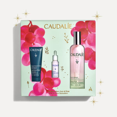 Caudalie Beauty Elixir Prep & Glow Bestsellers Trio - Arındırıcı ve Işıltı Verici Üçlü Set - 1