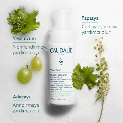 Caudalie Vinoclean Instant Foaming Cleanser 150 ml - 3