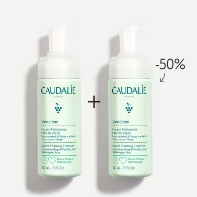Caudalie Vinoclean Instant Foaming Cleanser Duo 2*150 ml - 2