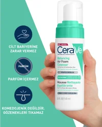 CeraVe Balancing Air Foam Facial Cleanser 148 ml - 4