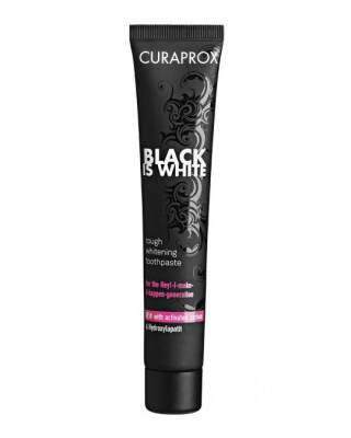 Curaprox Black is White Beyazlatıcı Diş Macunu 90 ml - 1