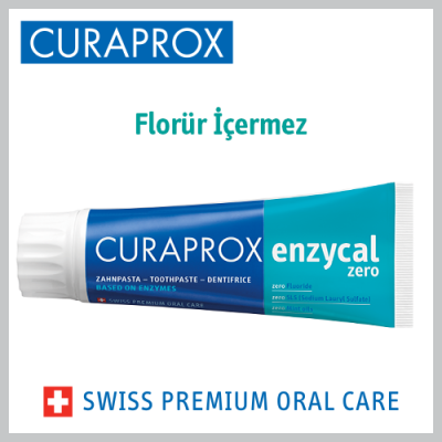 Curaprox Enzycal Zero Florürsüz Diş Macunu 75 ml - 2