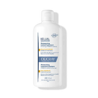 Ducray Kelual Squanorm Shampooing Traitant Hydratant - Pellicules Sèches 400 ml - 1