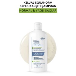 Ducray Kelual Squanorm Shampooing Traitant Régulateur - Pellicules Grasses 400 ml - 2