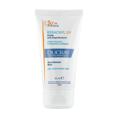 Ducray Keracnyl UV Fluide anti-imperfections SPF 50+ 50 ml - 1