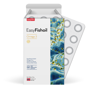 EasyVit EasyFishoil Adult Omega 3 30 Çiğnenebilir Jel Form - 1