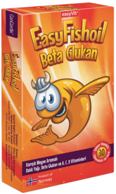 EasyVit EasyFishoil Beta Glukan 30 Çiğnenebilir Jel Form - 2