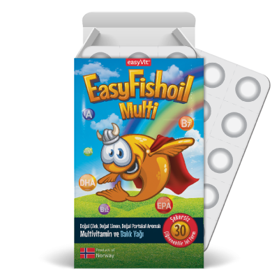 EasyVit EasyFishoil Multi 30 Çiğnenebilir Jel Form - 1