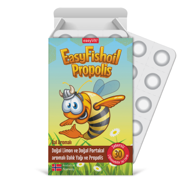 EasyVit EasyFishoil Propolis 30 Çiğnenebilir Jel Form - 1