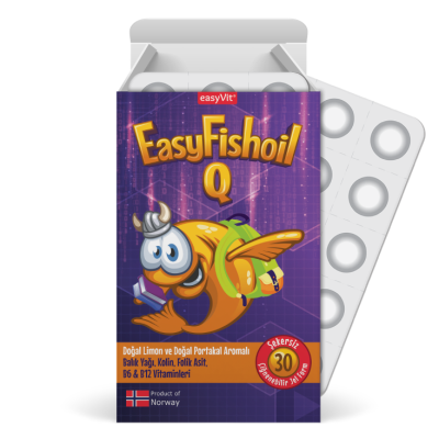 EasyVit EasyFishoil Q 30 Çiğnenebilir Jel Form - 1