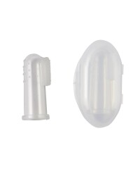 Jack N' Jill Stage One Silicone Finger Brush 2 Pack & Case (6-12 Months) - 3