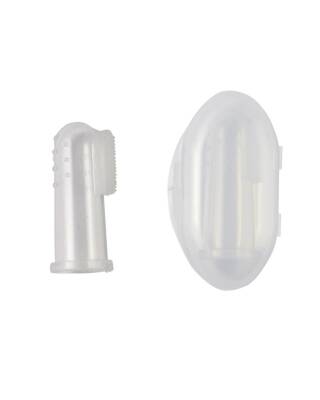 Jack N' Jill Stage One Silicone Finger Brush 2 Pack & Case (6-12 Months) - 3