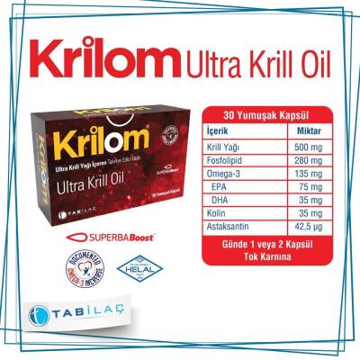 Krilom Ultra Krill Oil 30 Kapsül - 2