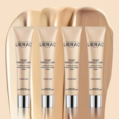 Lierac Teint Skin Perfect Fluide de Teint Perfecteur SPF20 01 Beige Clair 30 ml - 2