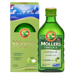 Möller’s Omega-3 Cod Liver Oil 250 ml / Doğal Elma Aromalı - 2
