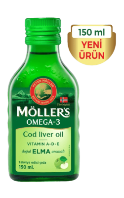 Möller’s Omega-3 Cod Liver Oil 250 ml / Doğal Elma Aromalı - 2