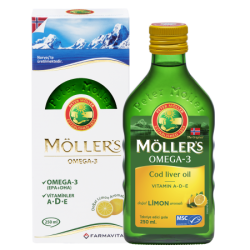 Möller’s Omega-3 Cod Liver Oil 250 ml / Doğal Limon Aromalı - 2