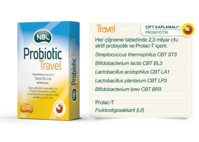 NBL Probiotic Travel 12 Tablet - 2