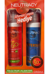 Neutracy Güneş Koruyucu Set Tüm Ciltler İçin - Güneş Losyonu SPF 50+ 150 ml & Aftersun Losyon 150 ml - ORZAX