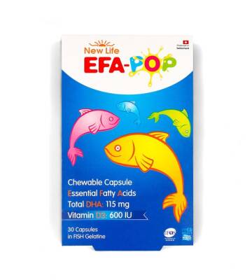 New Life EFA Pop 500 mg 30 Capsules - 2