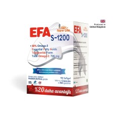 New Life EFA S 1200 90 Softgel Capsules - NEW LIFE