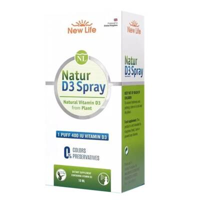 New Life Natur D3 Spray 400 IU 10 ml - 1