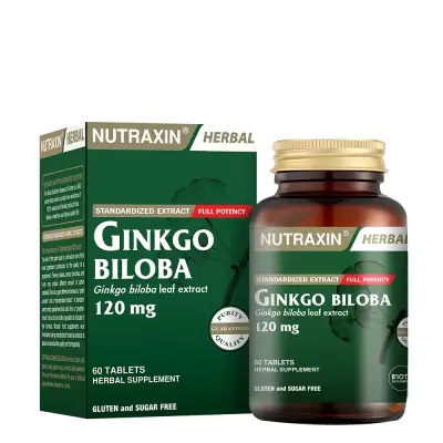 Nutraxin Ginkgo Biloba 120 mg 60 Tablet - 1
