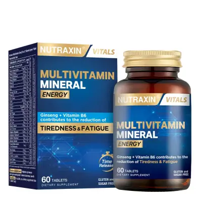Nutraxin Multivitamin Mineral Energy 60 Tablet - 1