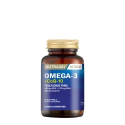 Nutraxin Omega-3+CoQ-10 60 Softgels - 2