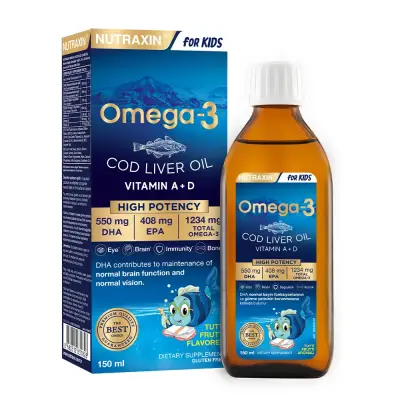 Nutraxin Omega-3 For Kids Şurup 150 ml - 1