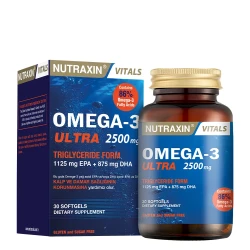 Nutraxin Omega-3 Ultra 2500 mg 30 Softgels - 1