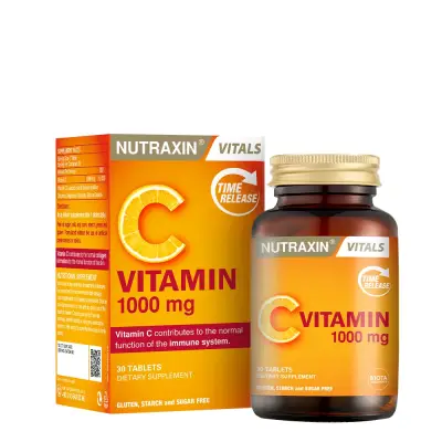 Nutraxin Vitamin C 1000 Mg 30 Tablet - 1