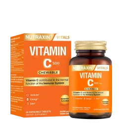 Nutraxin Vitamin C 500 Mg Chewable 30 Çiğneme Tableti - 1