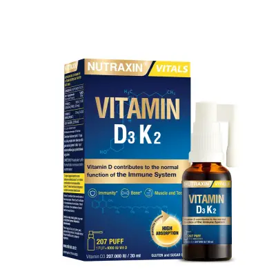 Nutraxin Vitamin D3K2 Spray 30 ml - 1