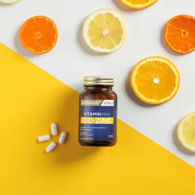 Nutraxin Vitamin Max C-D-Zinc 60 Tablet - 3