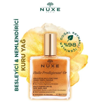 Nuxe Huile Prodigieuse Or Multi-Purpose Dry Oil Face, Body, Hair 100 ml - 3