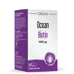 Ocean Biotin 5000 µg 60 Kapsül - ORZAX