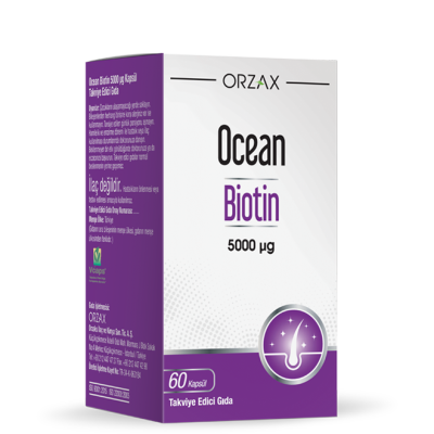 Ocean Biotin 5000 µg 60 Kapsül - 1