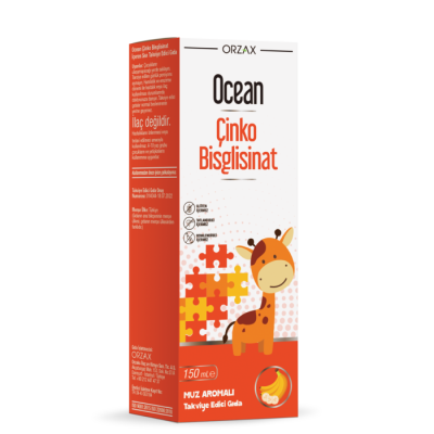 Ocean Çinko Bisglisinat 150 ml - Muz Aromalı - 1