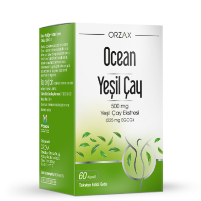 Ocean Green Tea 500 mg 60 Kapsül - 1