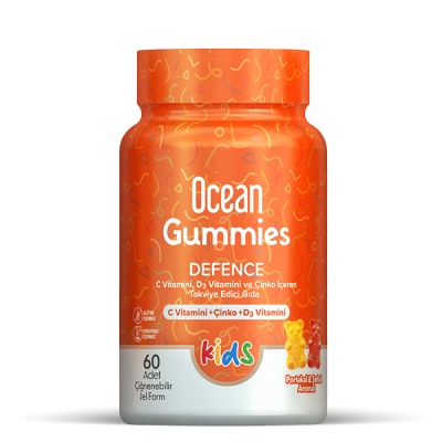 Ocean Gummies Defence Kids 60 Adet Çiğnenebilir Jel Form - 1