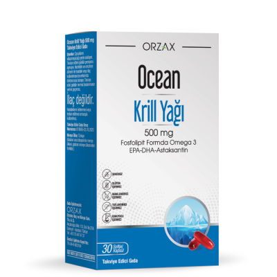 Ocean Krill Oil 500 mg 30 Softgel Capsules - 1